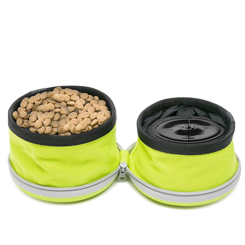 2 Way Use Dog Bowl Double