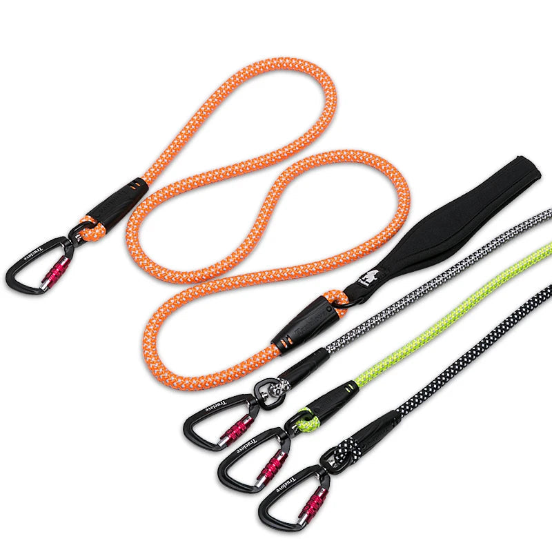 Pet Leash Nylon with Reflective Aluminum