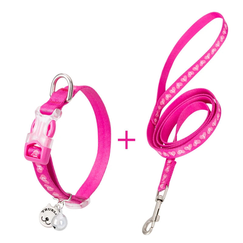 Puppy Collar and Leash Set