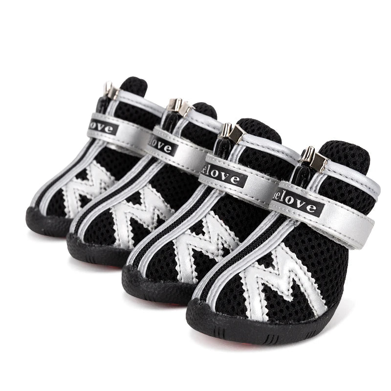 Mesh Fabric Dog Shoes Waterproof