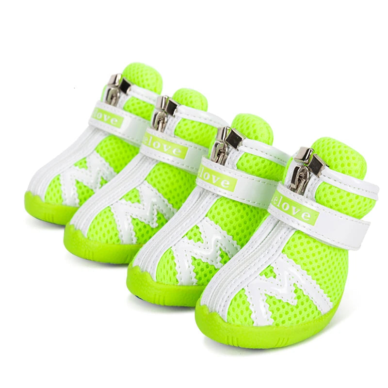 Mesh Fabric Dog Shoes Waterproof