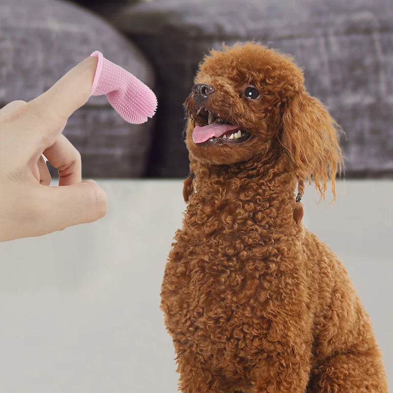 Super Soft Dog Finger Toothbrush